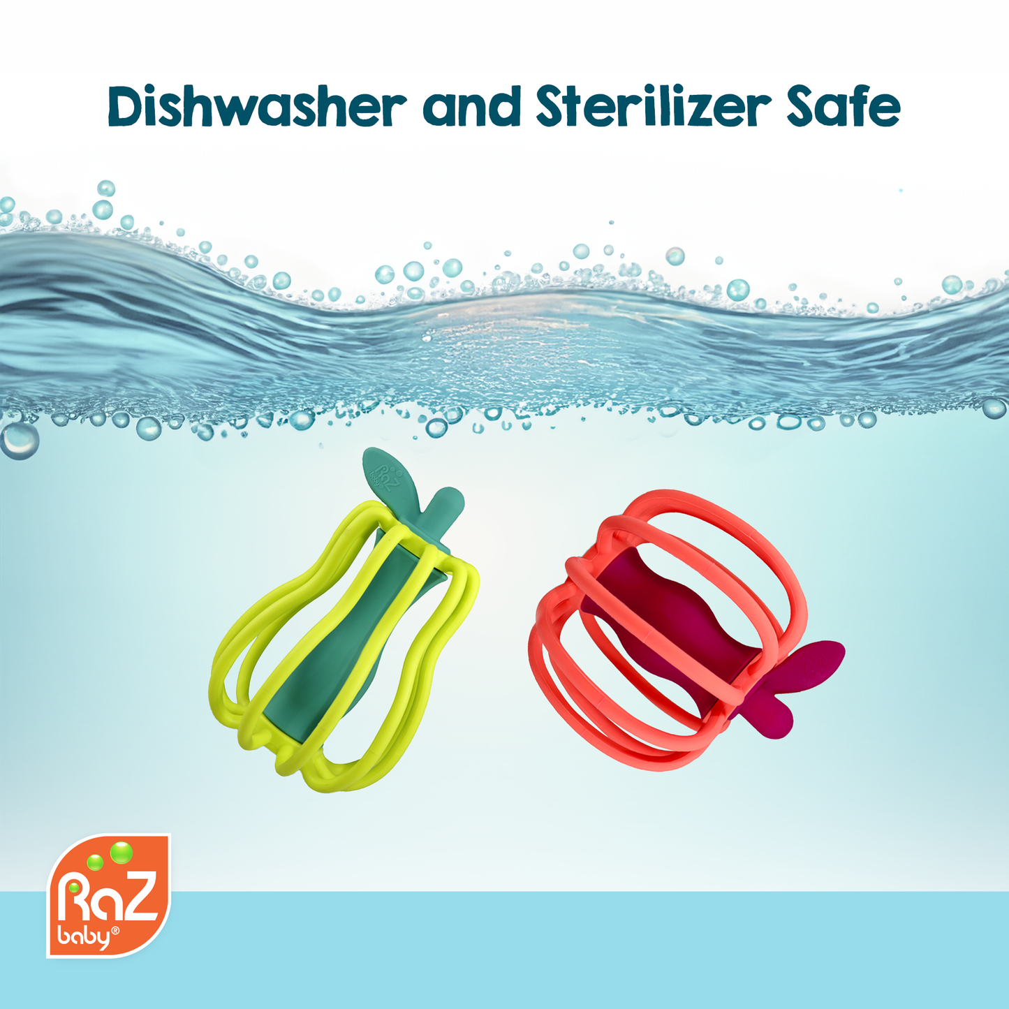 RaZ-Pear Teether & Rattle Toy