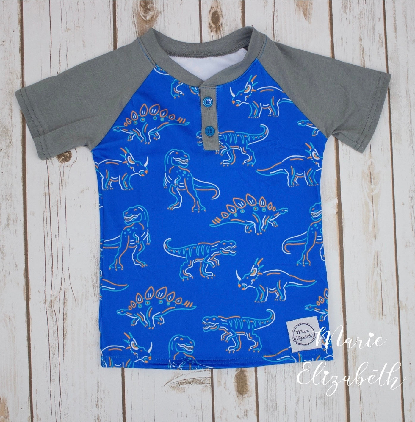 Neon raglan tee