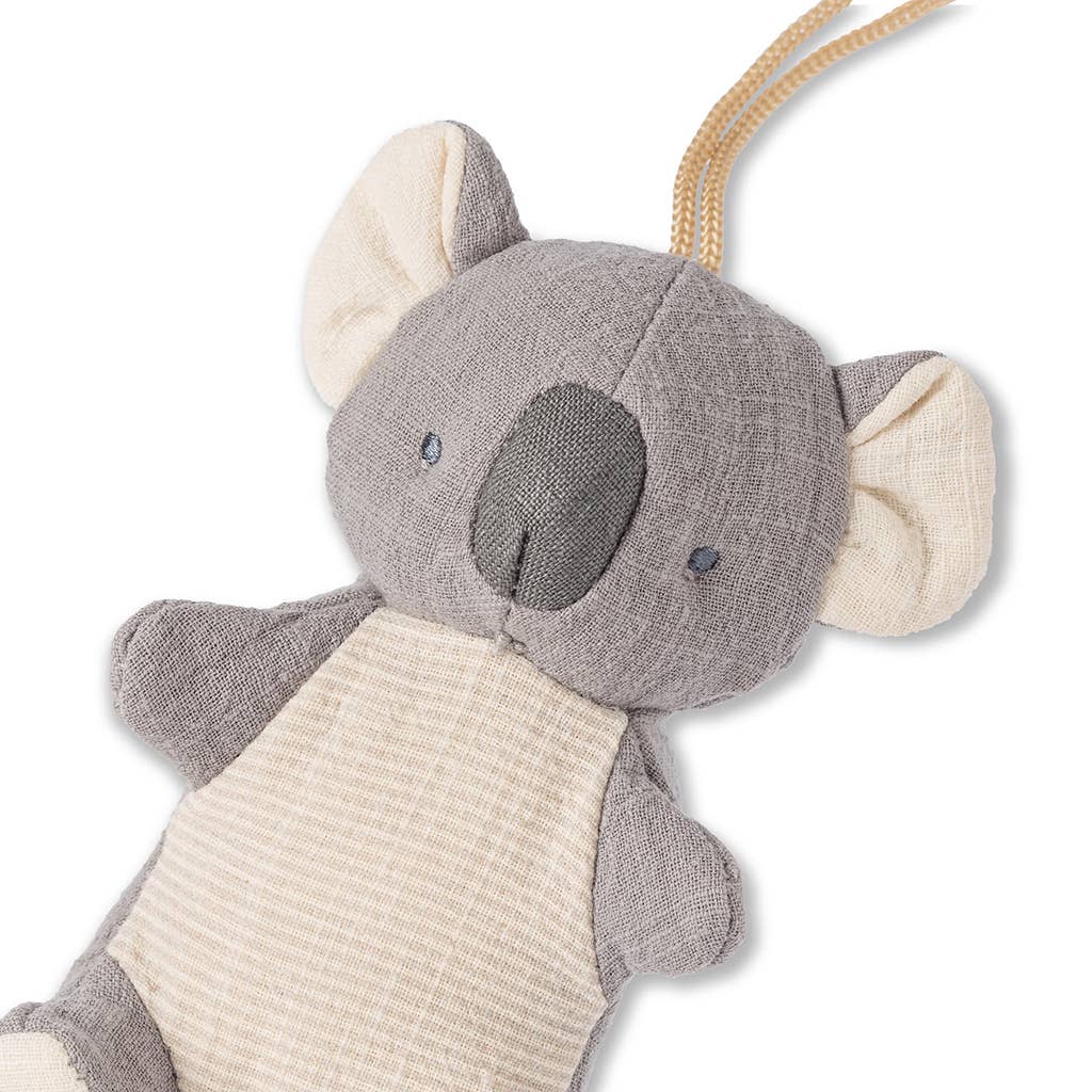 Bitzy Pal Natural Rubber Pacifier & Stuffed Animal
