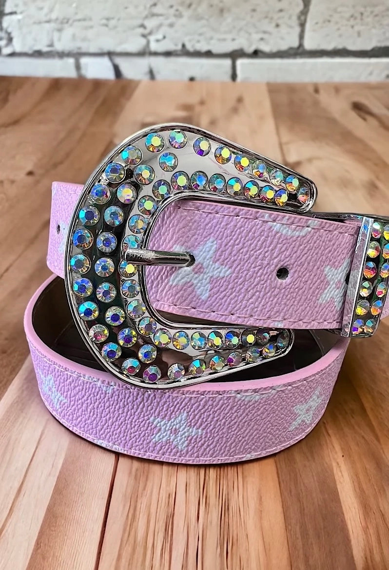 Kids rhinestone belt