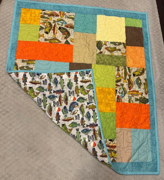 Baby quilt 36” x 41.5”