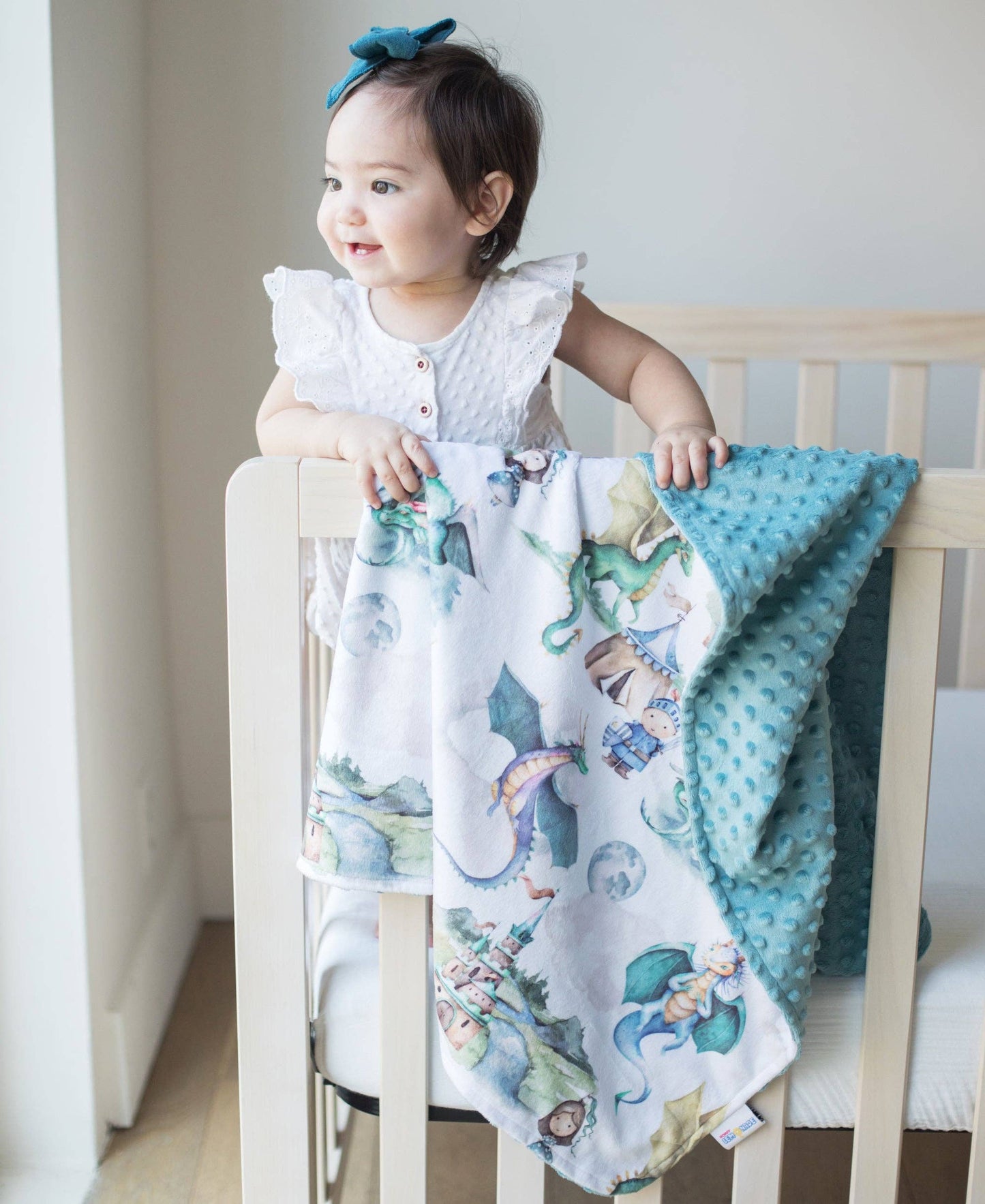 Dragons & Knights- Baby & Toddler Minky Blanket