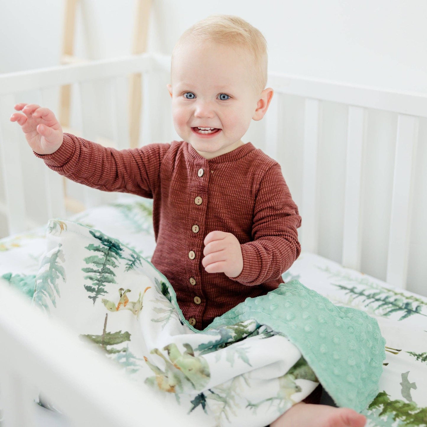In The Woods- Baby & Toddler Minky Blanket