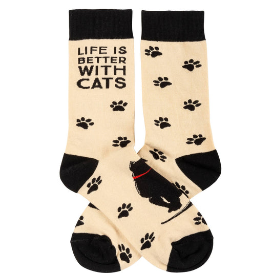 Life Is Better With Cats Socks