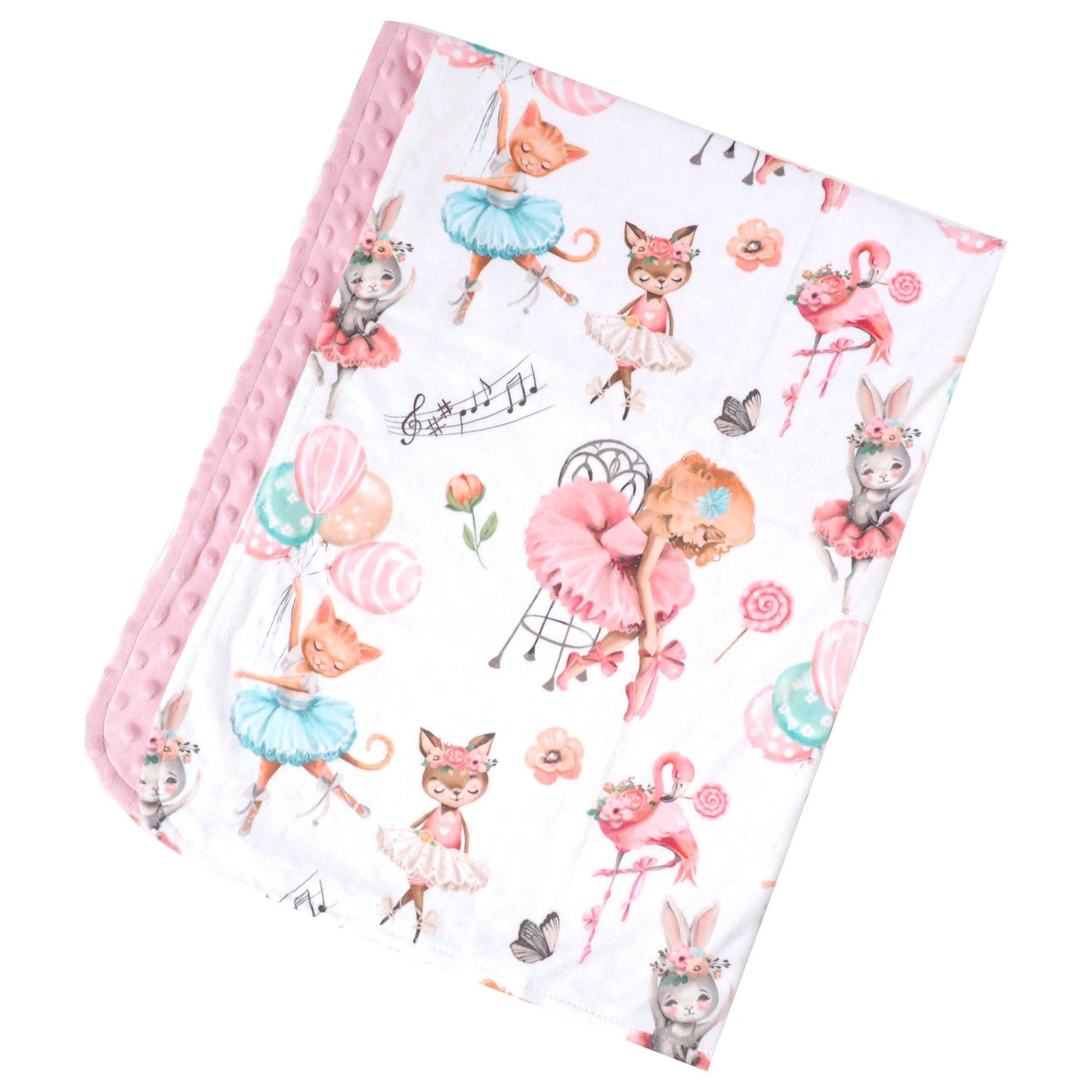 Ballerinas- Baby & Toddler Minky Blanket
