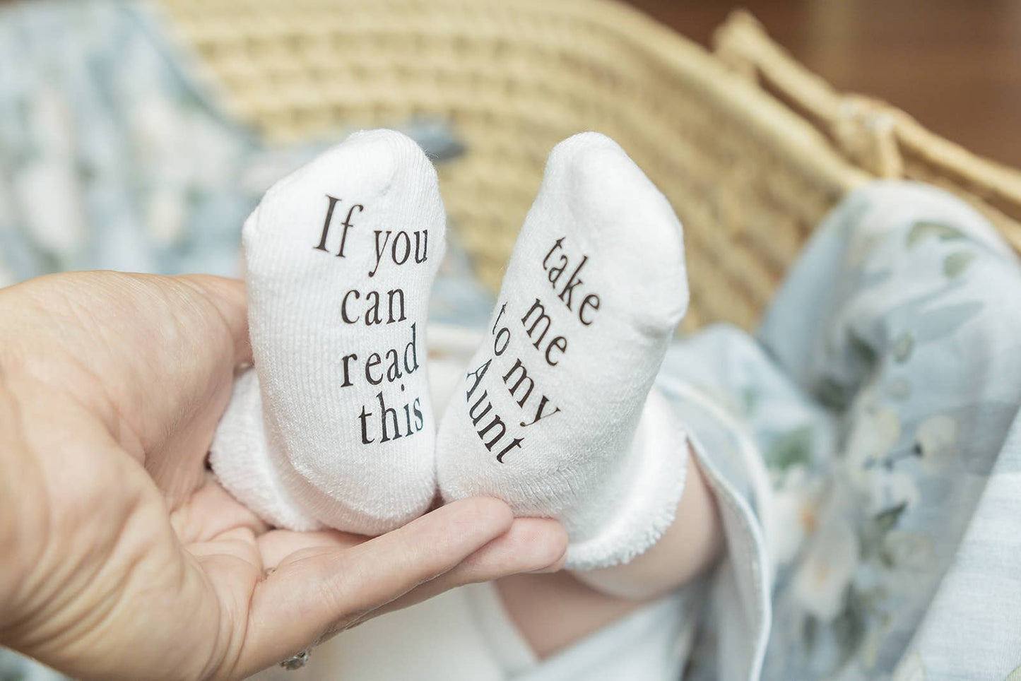 Take Me to My Aunt Baby Socks