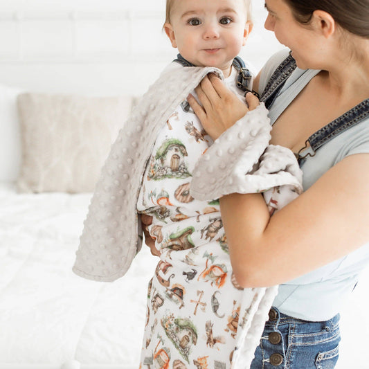 Vikings- Baby & Toddler Minky Blanket