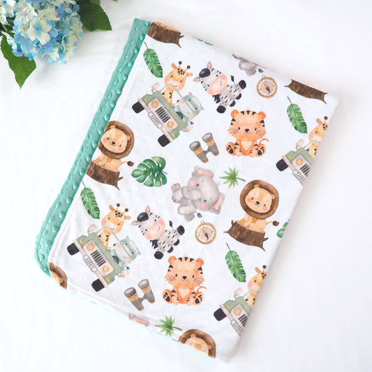 Safari- Baby & Toddler Minky Blanket
