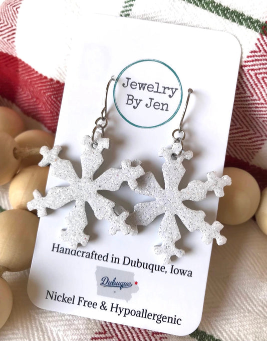 Snowflake: White Fine Glitter