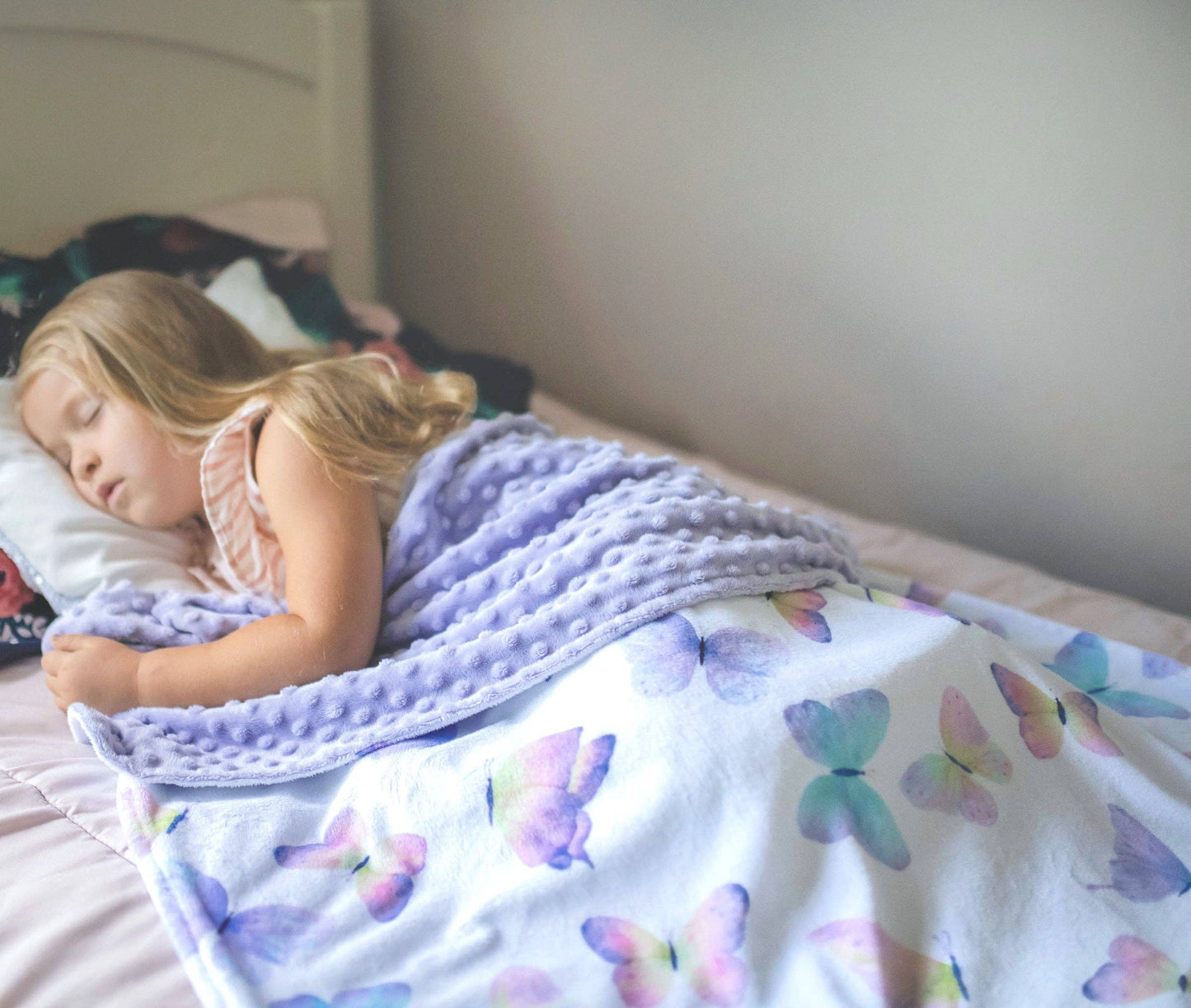 Butterfly- Baby & Toddler Minky Blanket