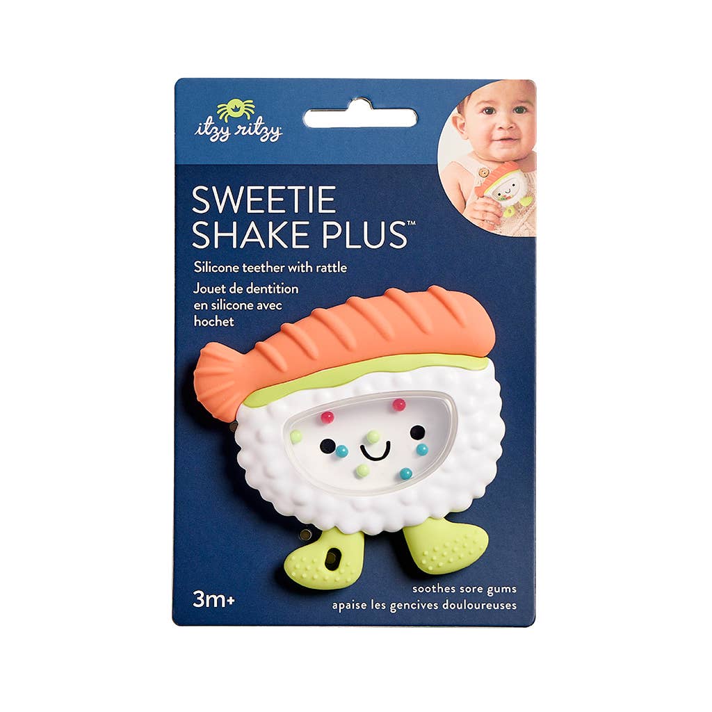 Itzy Ritzy - Sweetie Shake Plus™ - Teething + Rattle Toy