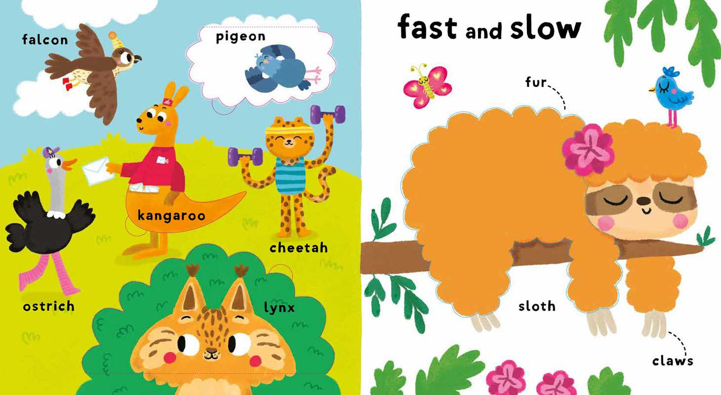 My First 100 Words Touch & Feel with Flaps - Wild Animals by Little Genius Books