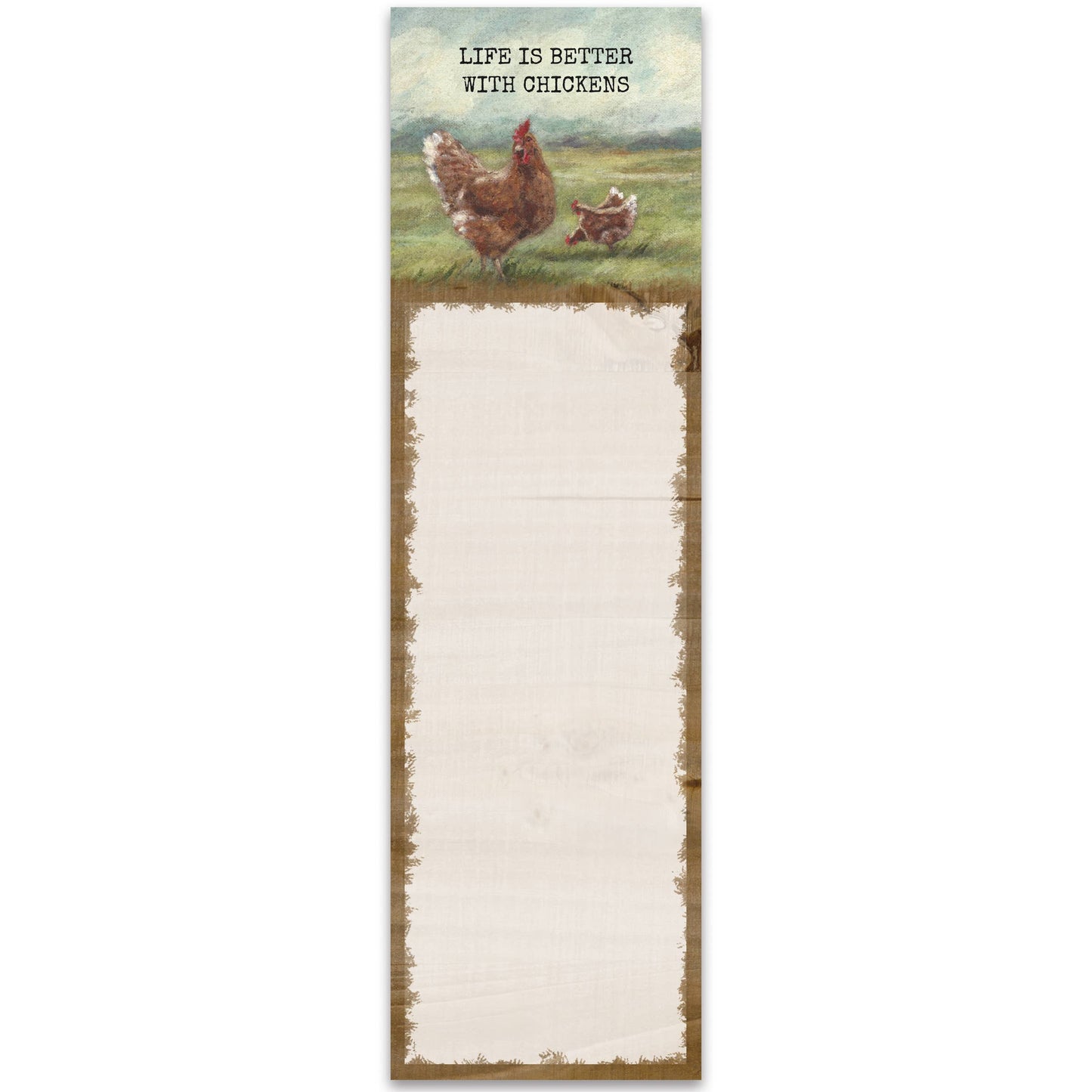 Better With Chickens List Pad