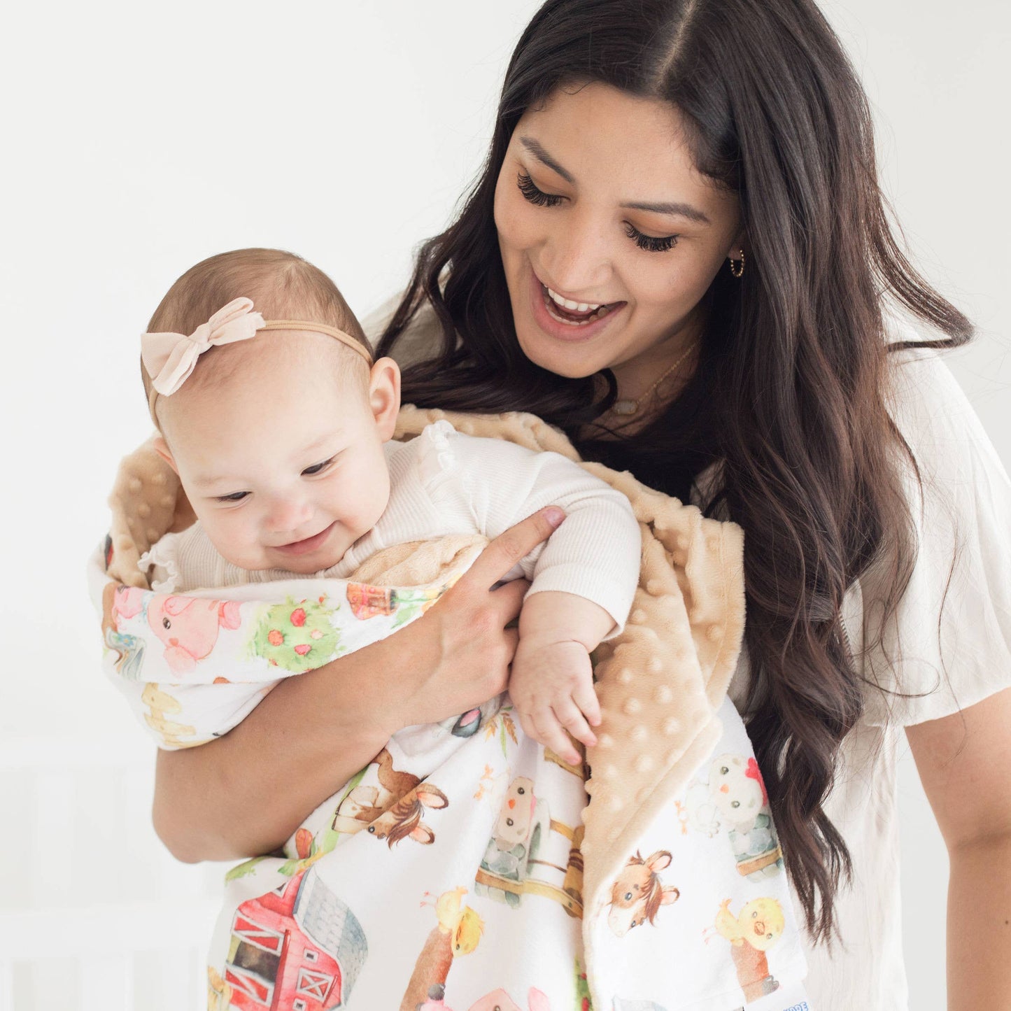 Farm Animals- Baby & Toddler Minky Blanket