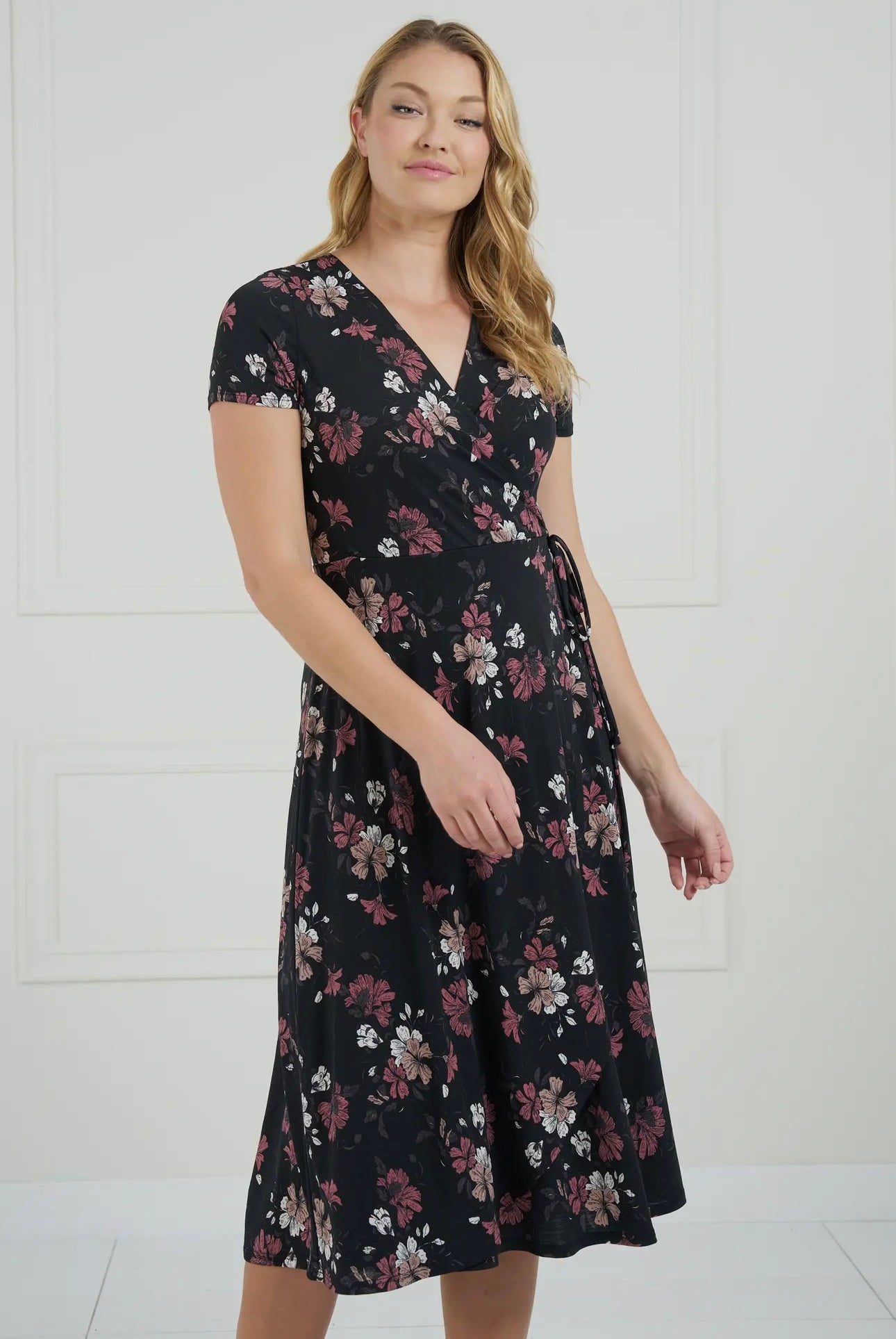 Floral Wrap Dress