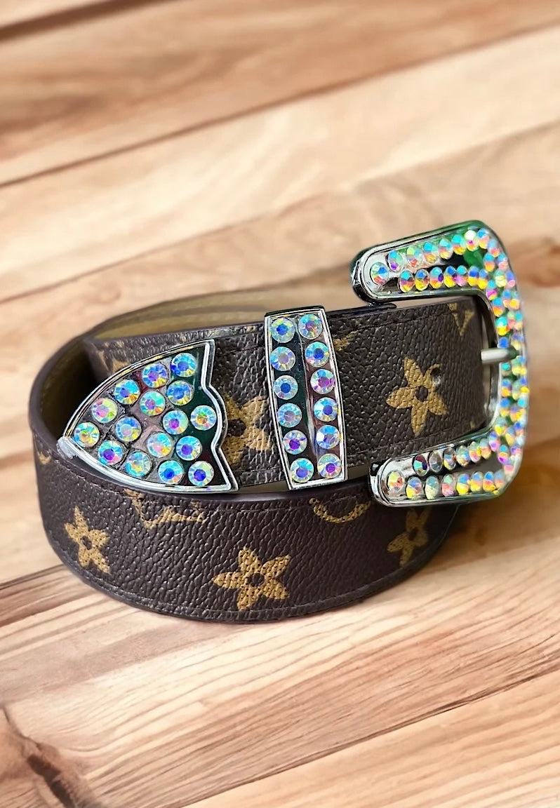 Kids rhinestone belt