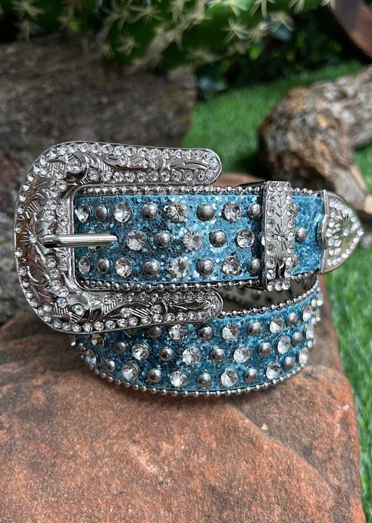 Kids rhinestone belt