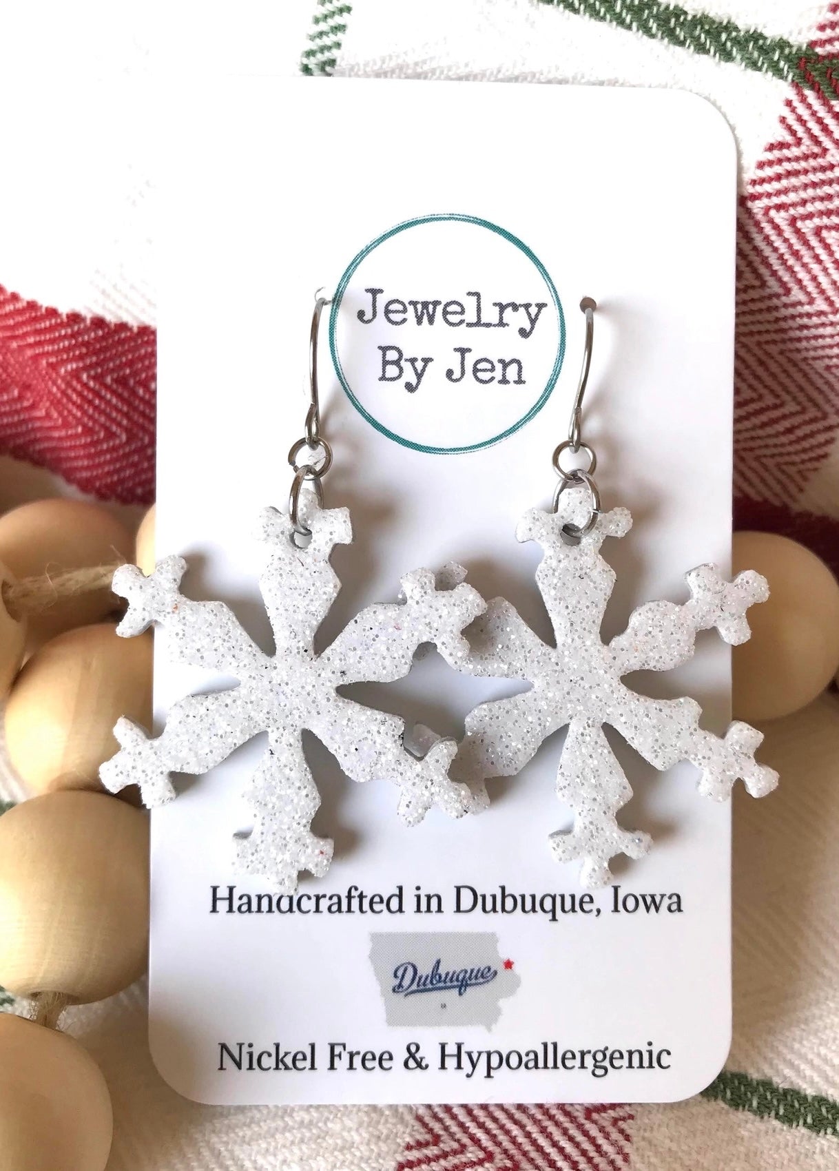 Snowflake: White Fine Glitter