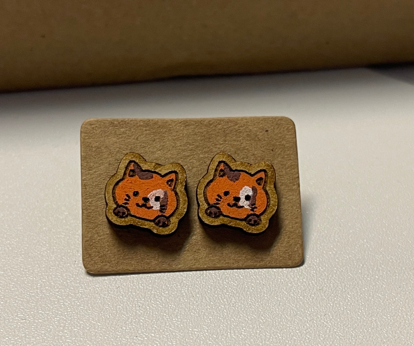 Animal earring studs