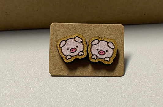 Animal earring studs