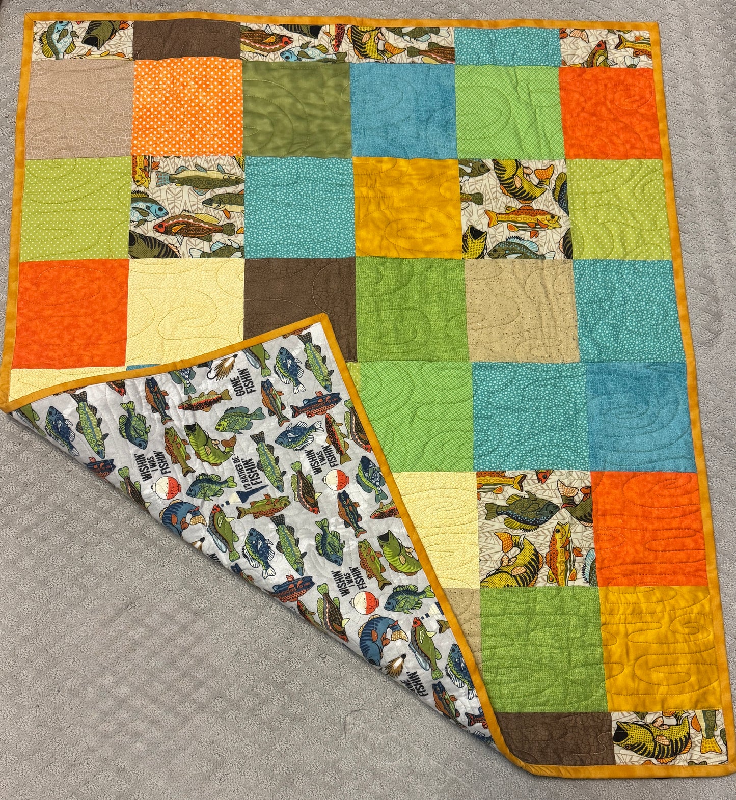 Baby quilt 36β x 42β