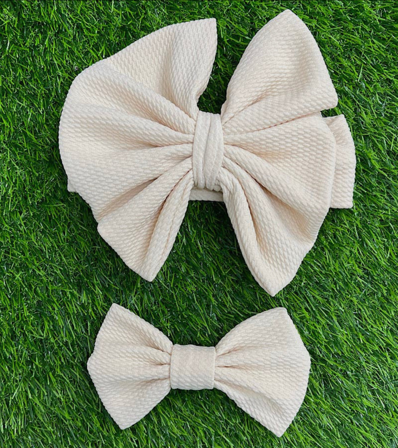 Baby headband and hair bow set