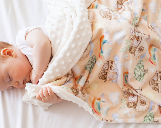 Noah's Ark- Baby & Toddler Minky Blanket
