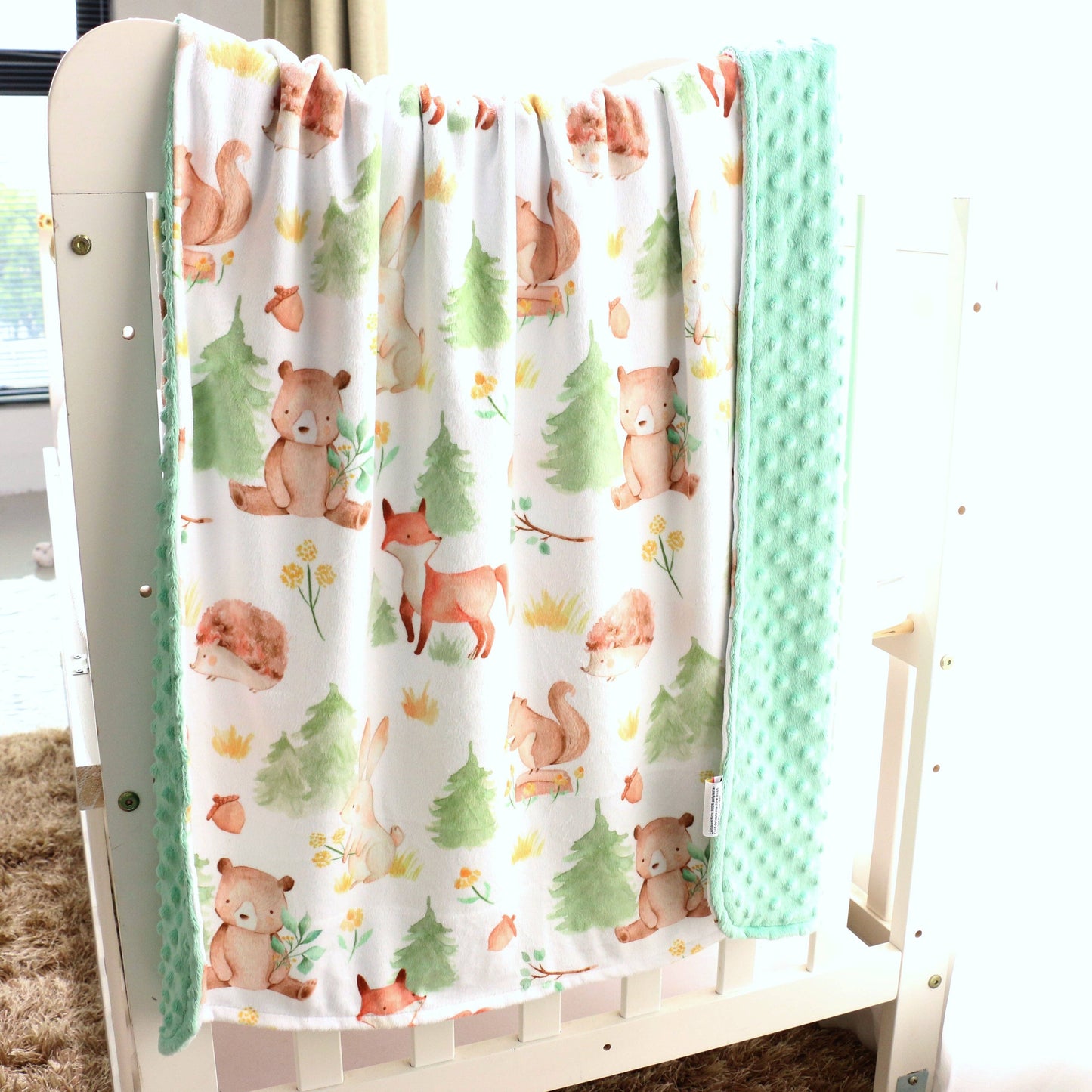 Forest Friends- Baby & Toddler Minky Blanket