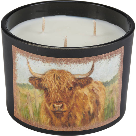Highland Cow Candle
