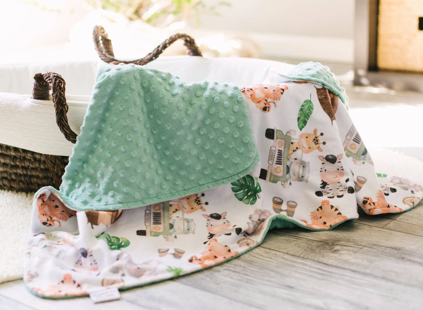 Safari- Baby & Toddler Minky Blanket