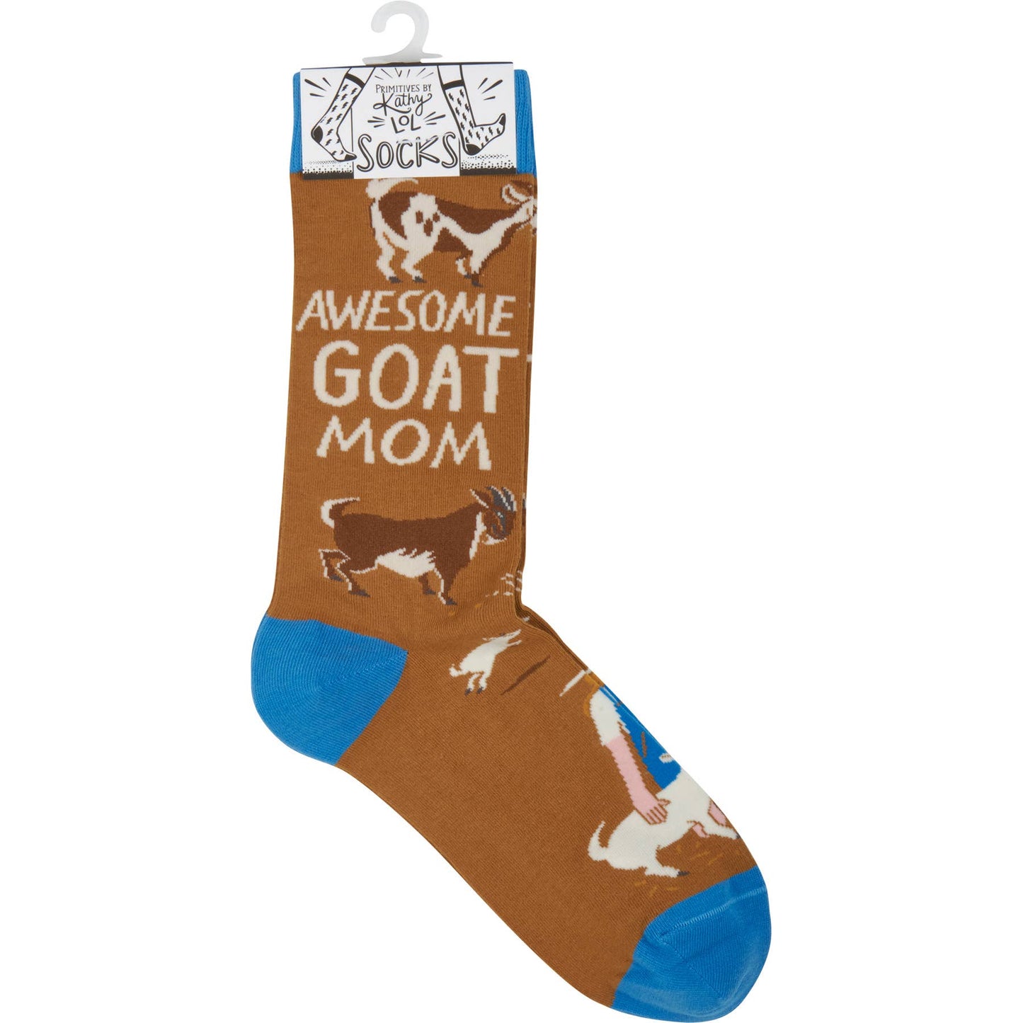 Awesome Goat Mom Socks