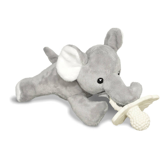 RaZbuddy Elfy Elephant Paci/Teether Holder