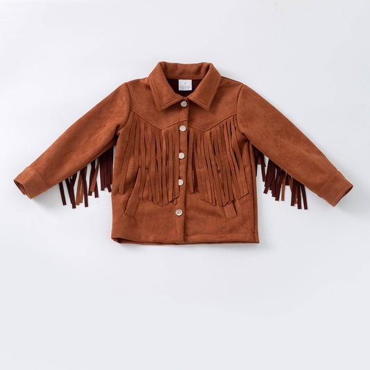 Girls Fringed Jacket
