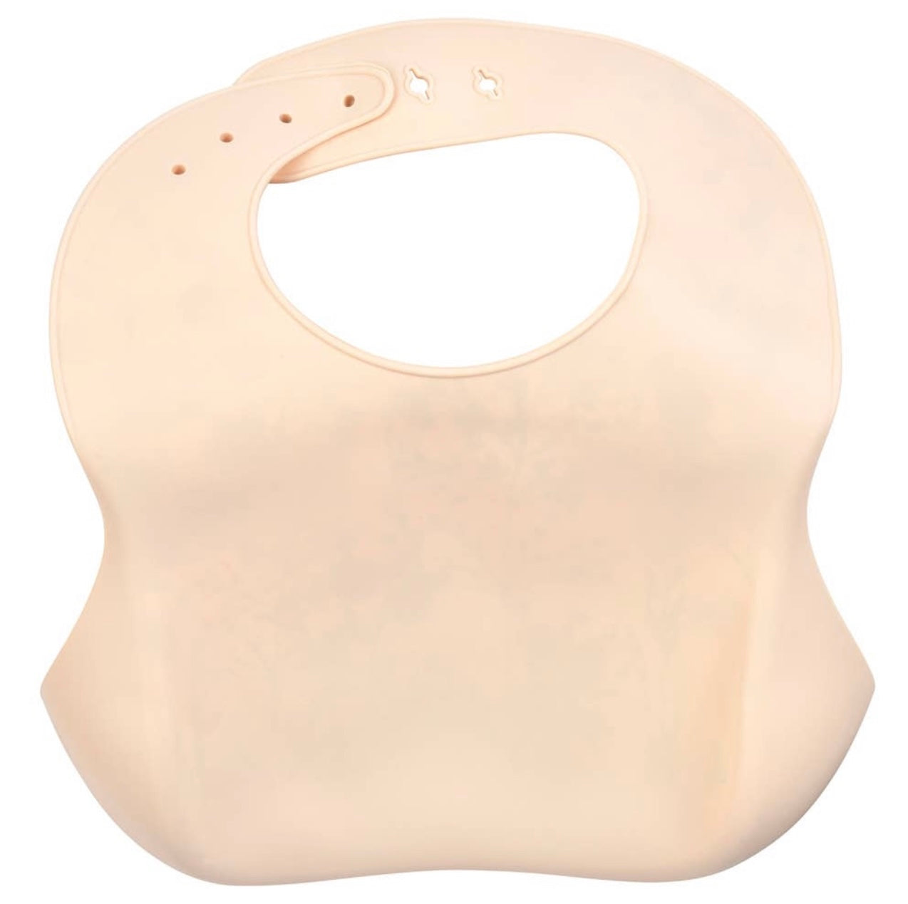 Flower Print Silicone Bib with Crumb Catcher