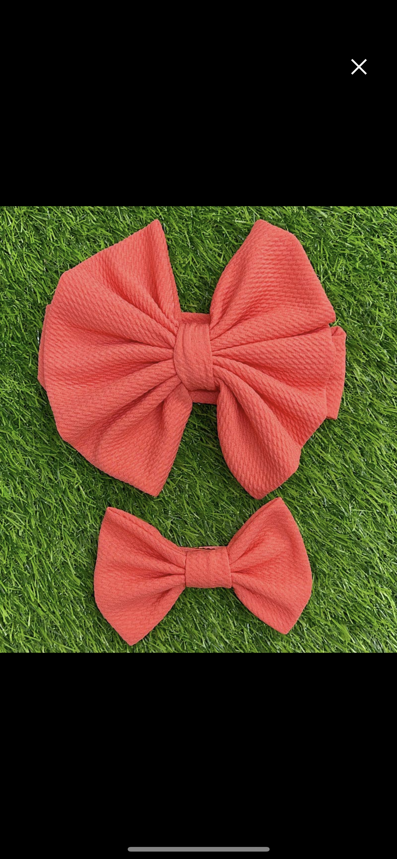 Baby headband and hair bow set