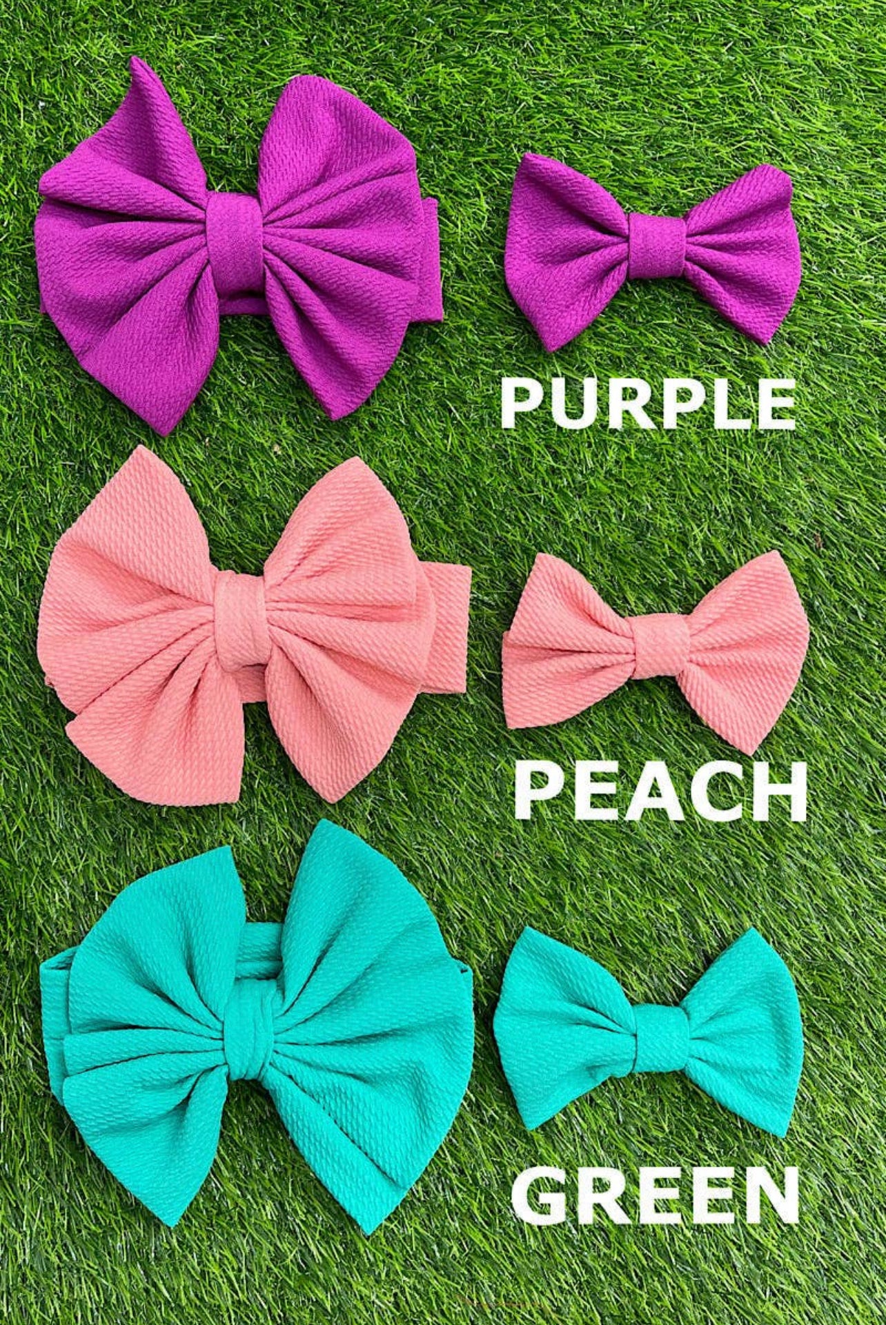 Baby headband and hair bow set