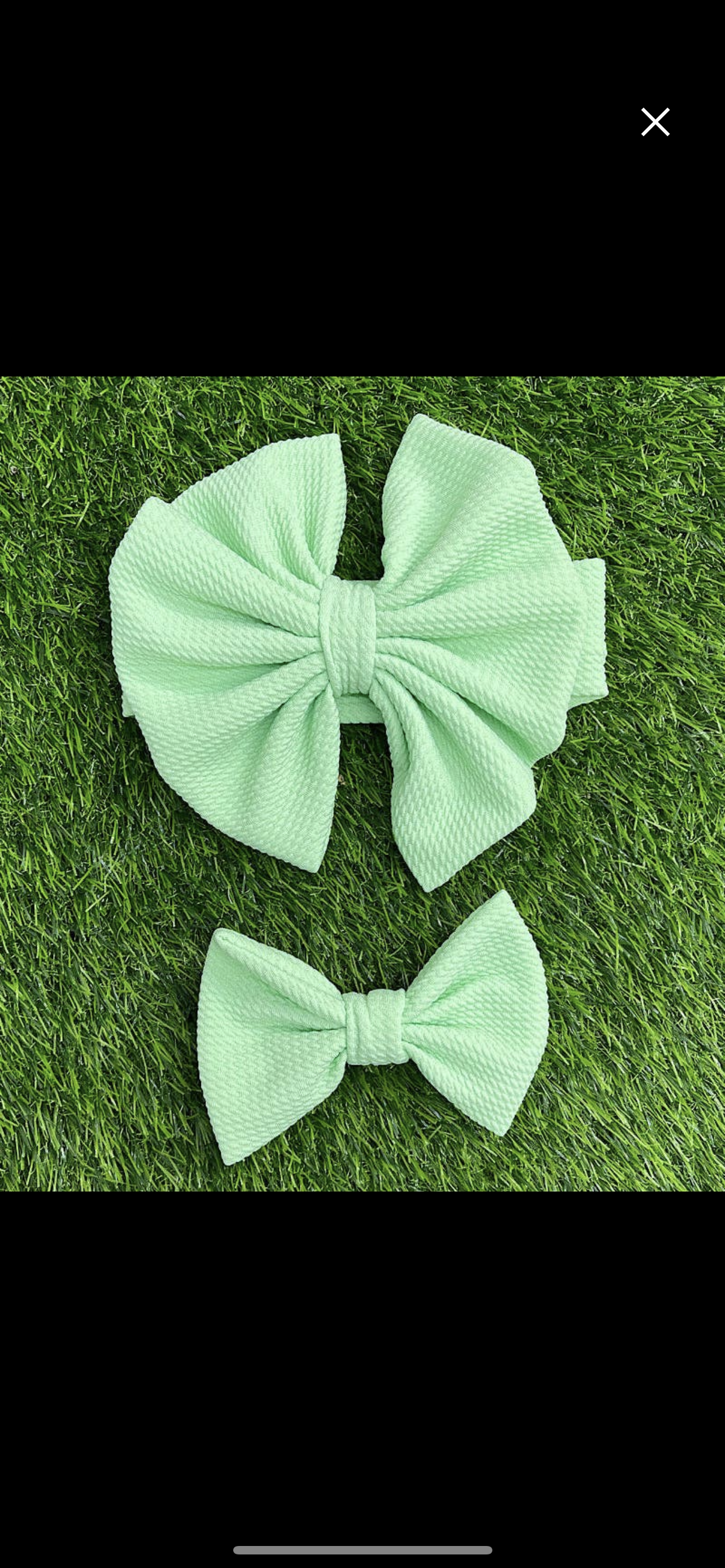 Baby headband and hair bow set
