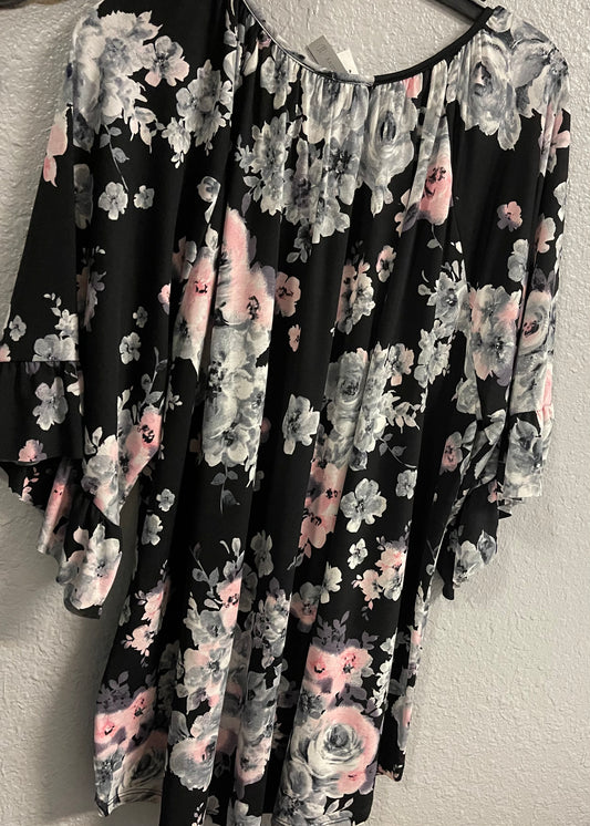 Short sleeve floral- HoneyMe