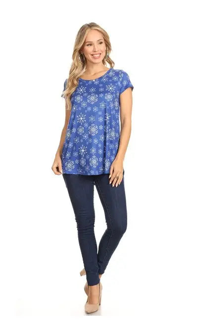 Snowflake holiday t-shirt