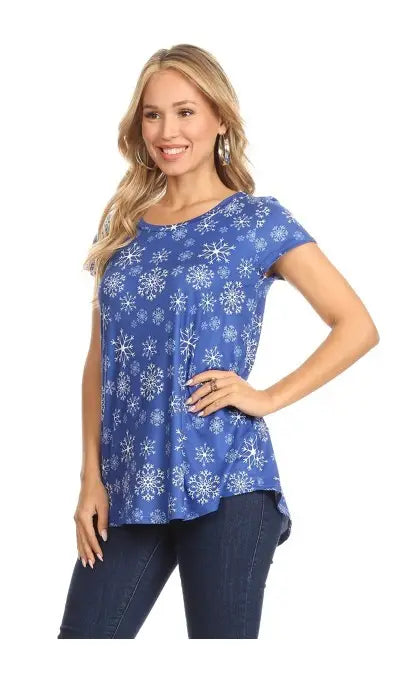 Snowflake holiday t-shirt