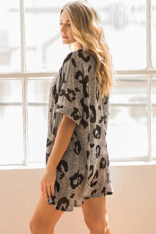 Fallin' Into The Jungle Leopard Cardigan- Lovely Melody
