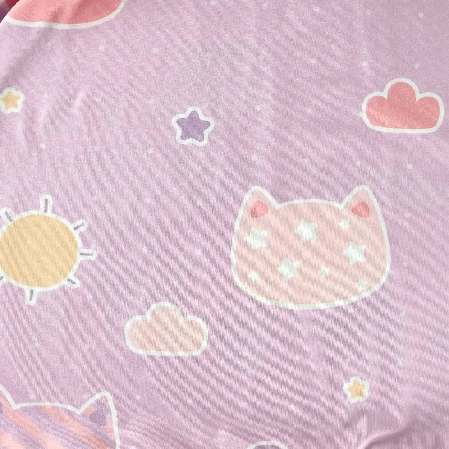 Girls Kitties in the Night Sky Ruffle Dress