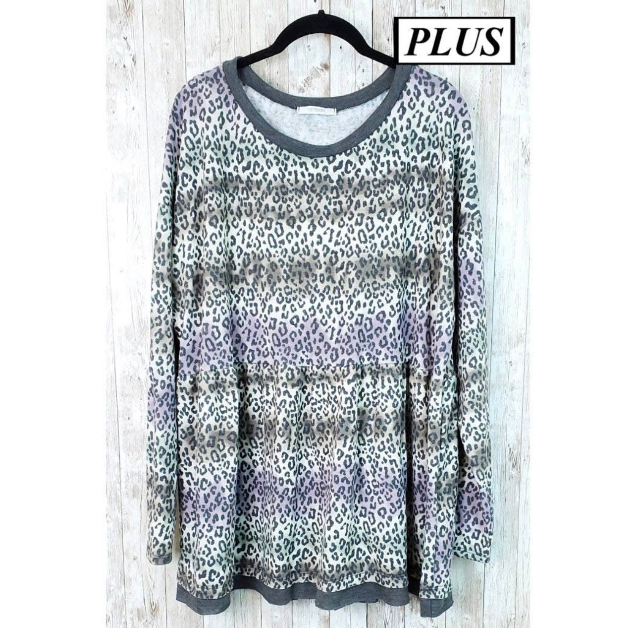 Tie Dye Animal Flounce Top