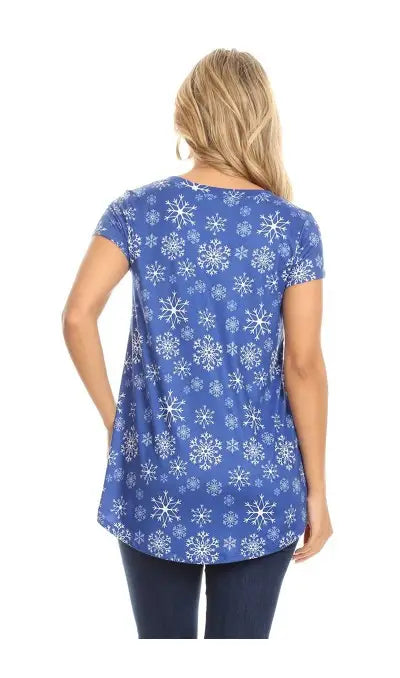 Snowflake holiday t-shirt