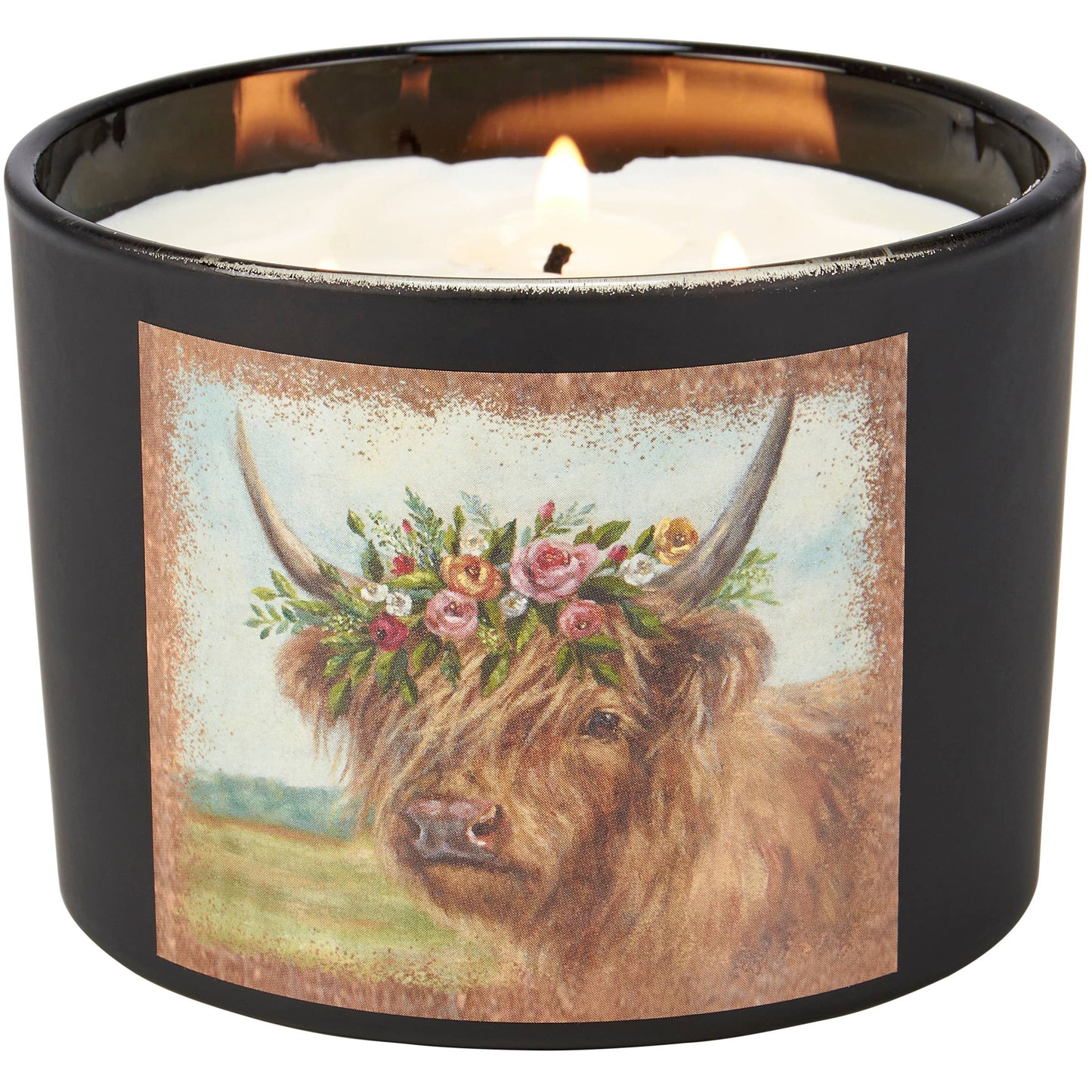 Floral Highland Candle