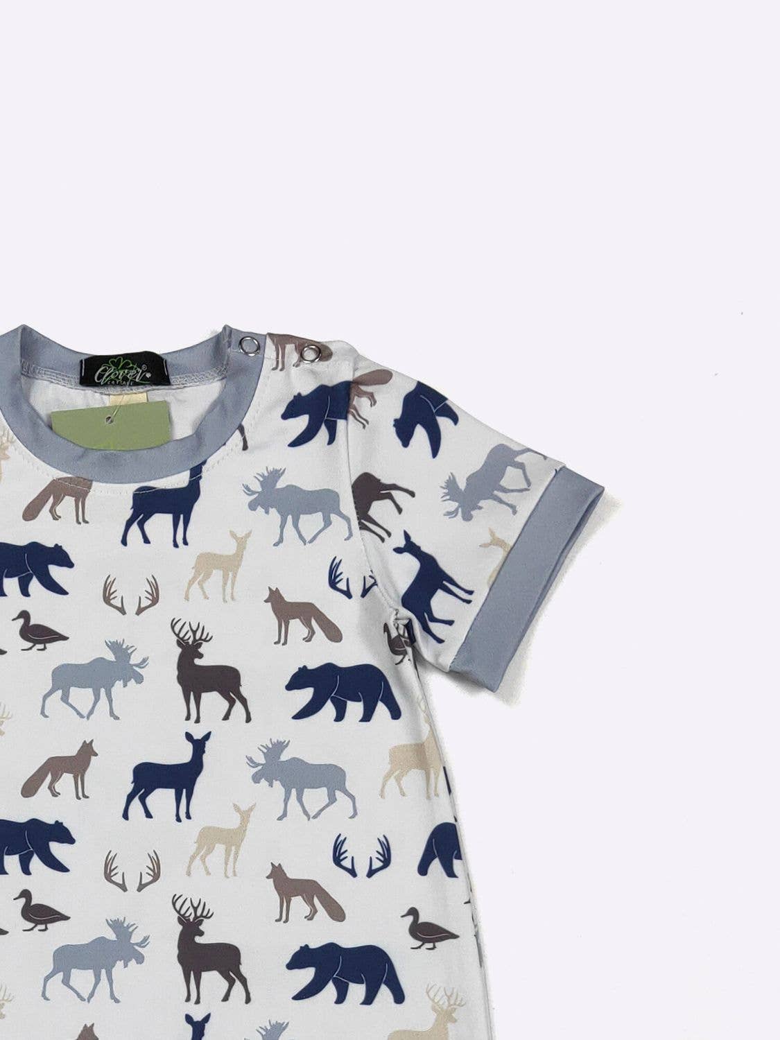 Woodland Silhouette Boy Romper