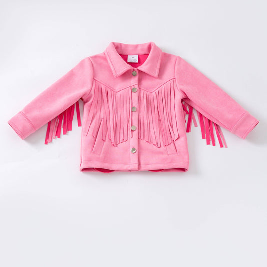 Girls Fringed Jacket