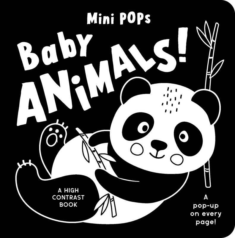 Mini Pops: Baby Animals! High contrast book