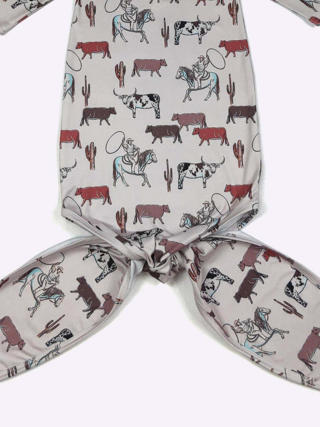 Ropin Cattle Baby Knotted Gown