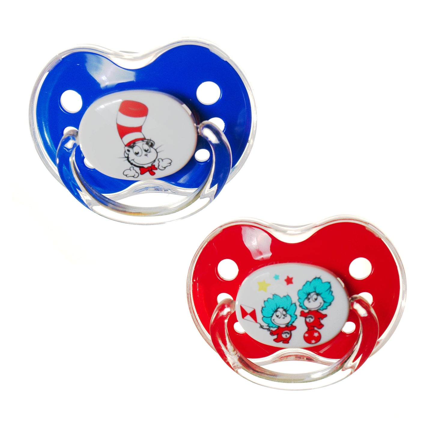 Playtex Baby Binky Pacifier 2-Pack – Dr. Seuss Edition (0 - 6 Months)